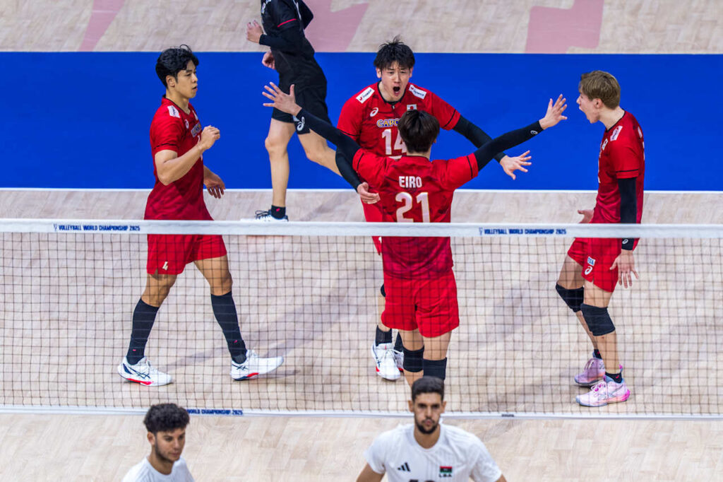 【バレー】男子日本代表 予選ラウンド最終戦でリビアにストレート勝ち（月刊バレーボール） - Yahoo!ニュース