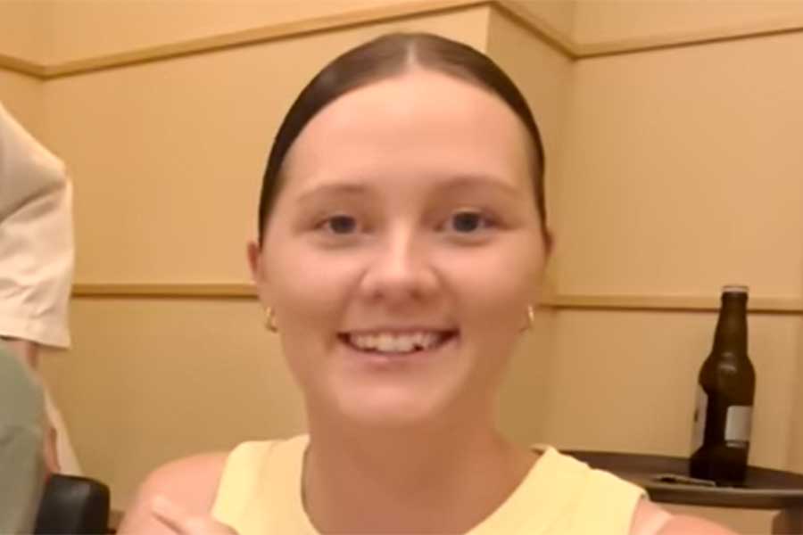 オーストラリア人のクロエさん（スクリーンショット）