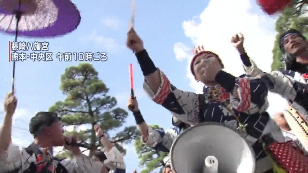 藤崎八旛宮例大祭 飾馬の飾卸　まだ秋の訪れ感じられず「馬の暑さ対策を第一に」（RKK熊本放送） - Yahoo!ニュース