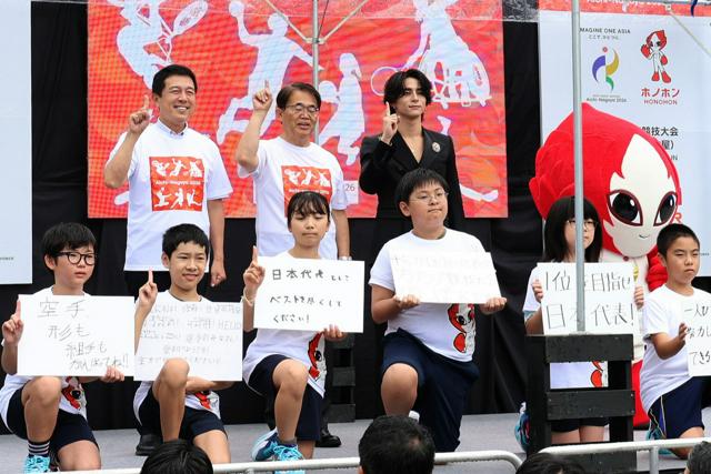 愛知で開催するよ アジア・アジアパラ大会、1年前イベントでPR（朝日新聞） - Yahoo!ニュース