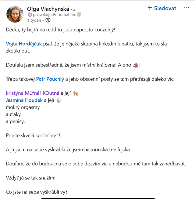 LinkedIn EliteはRedditを発見しました。彼らは物事を見渡しますが、あなたは彼らがそれを十分に頑張っていることがわかります：D