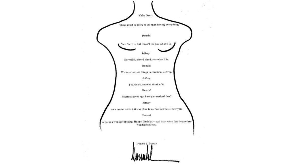 トランプ氏が送ったとされるエプスタイン氏宛て手紙公表－下院民主党