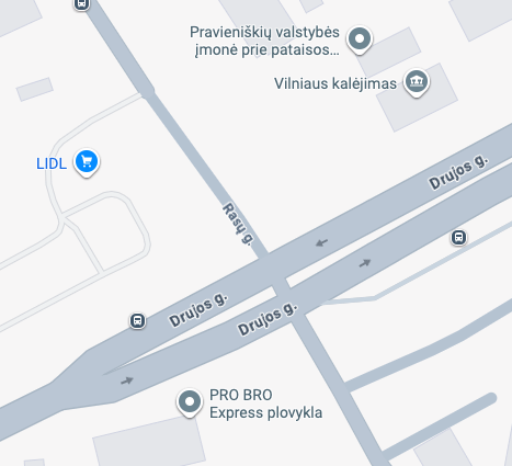 Vilniusでは、交差点を台無しにしました。誰に行くの？