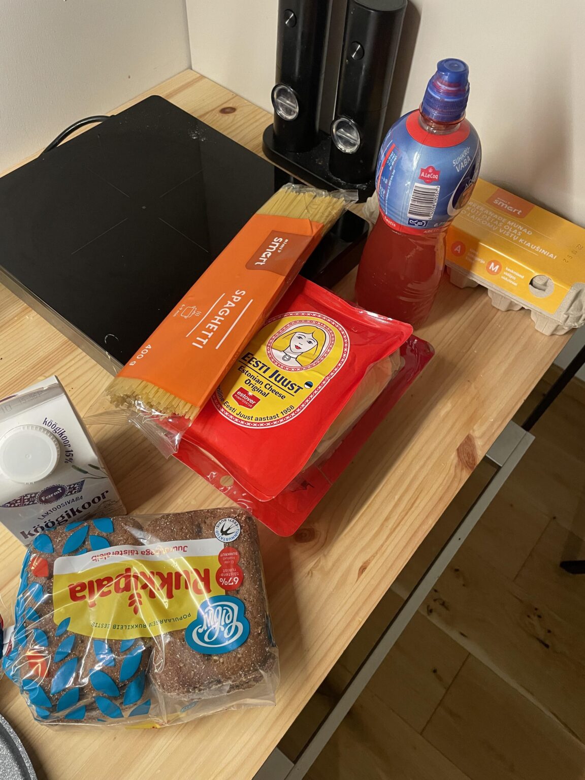 私の毎週の食料。 12ユーロ