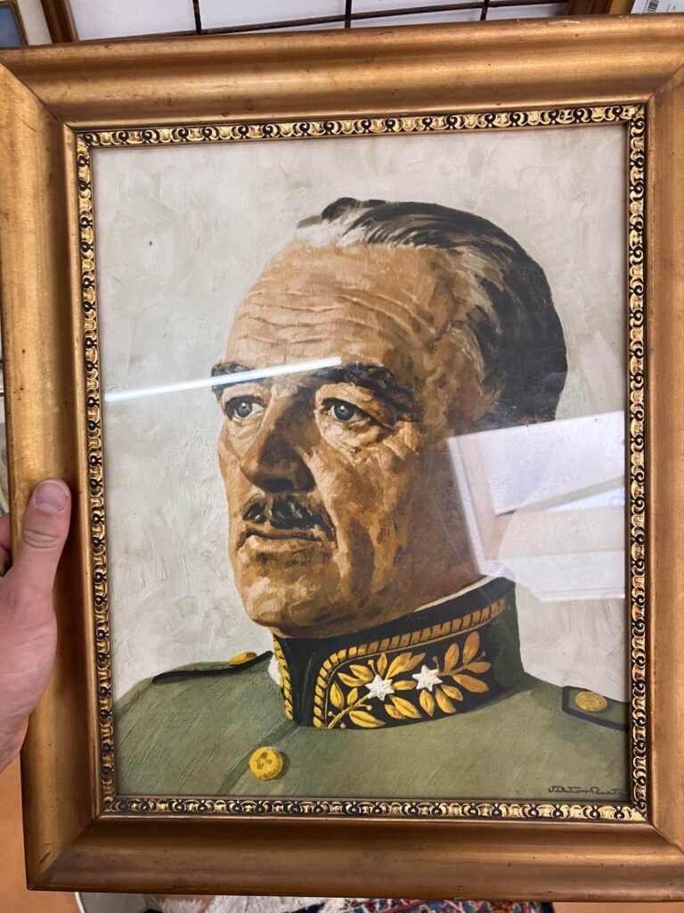 肖像画将軍アンリ・グイサン・スイス軍