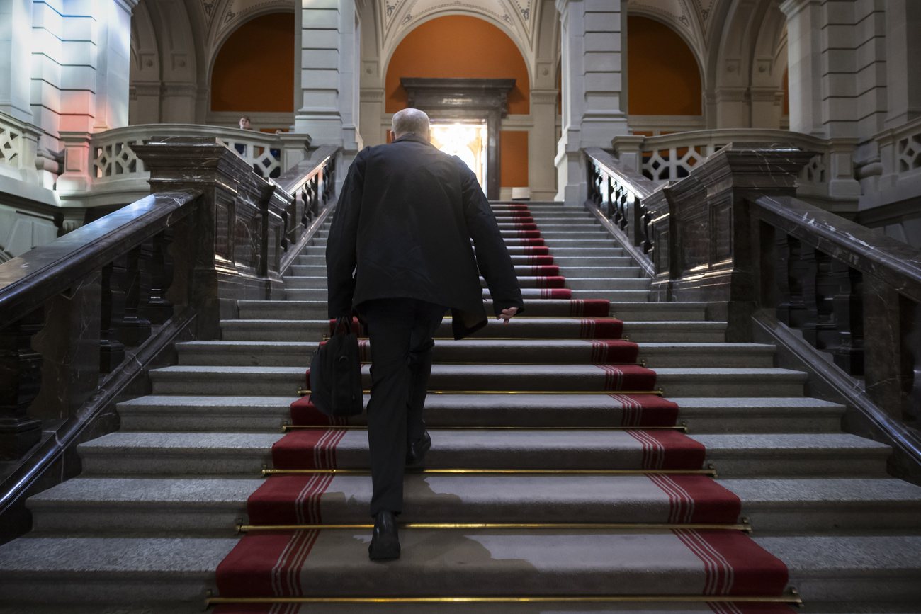 連邦議事堂の階段