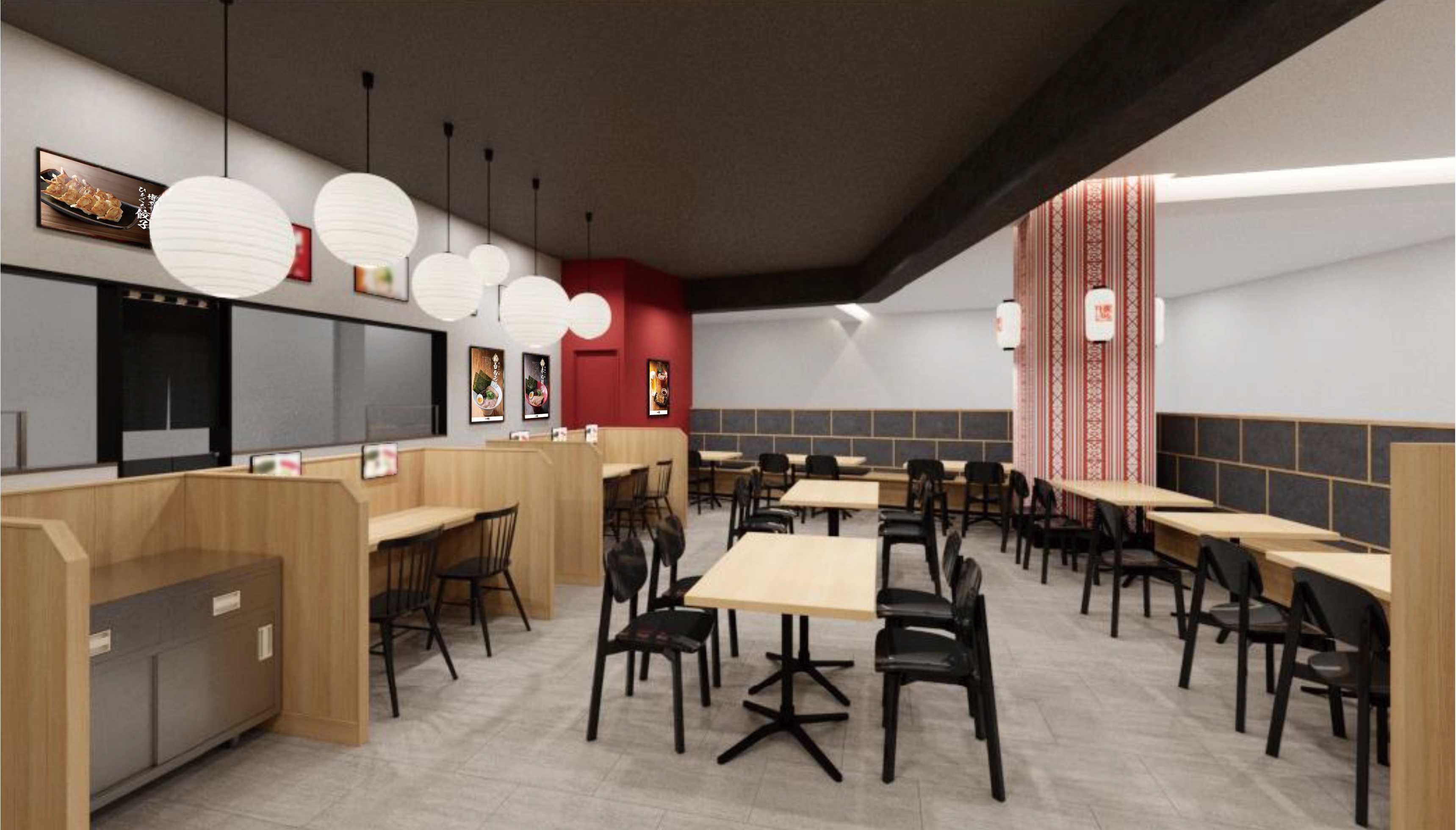 一風堂_イオンモール仙台上杉店_内観イメージ