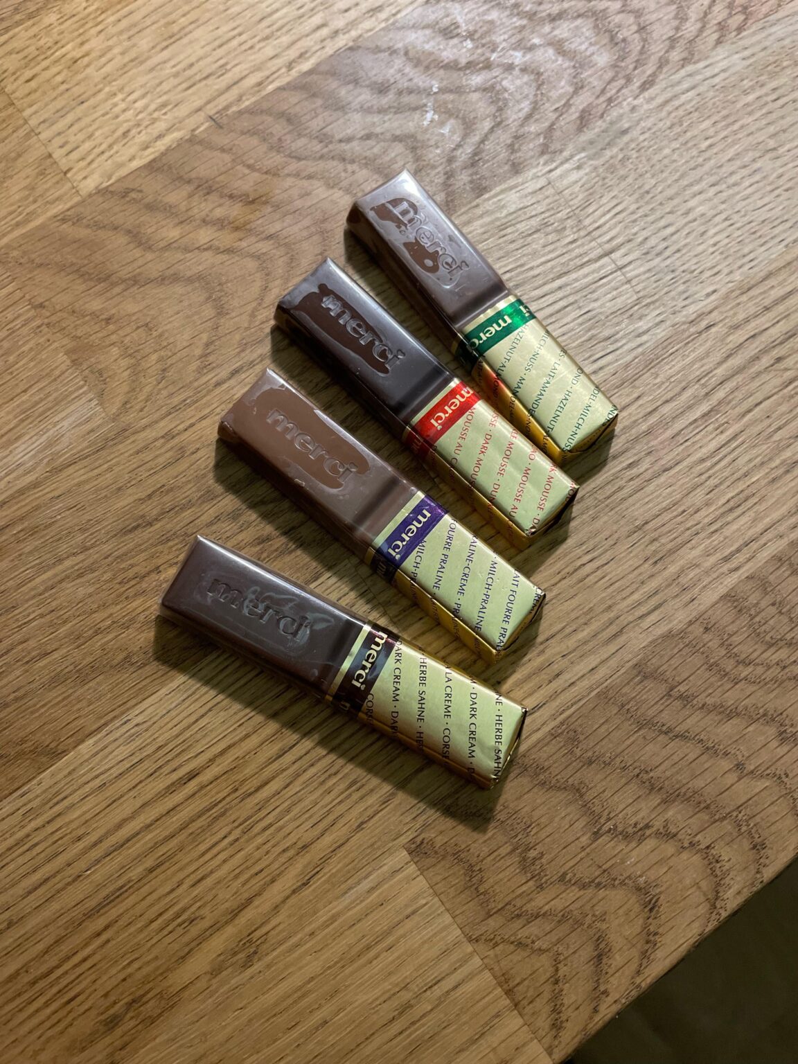 チョコレートに感謝します