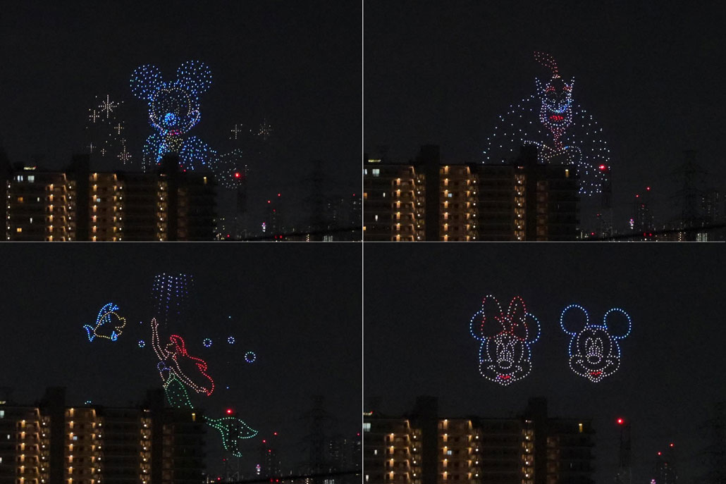「東京ディズニーリゾート®・スペシャルドローンショー“マジック・イン・ジ・エア”」の画像