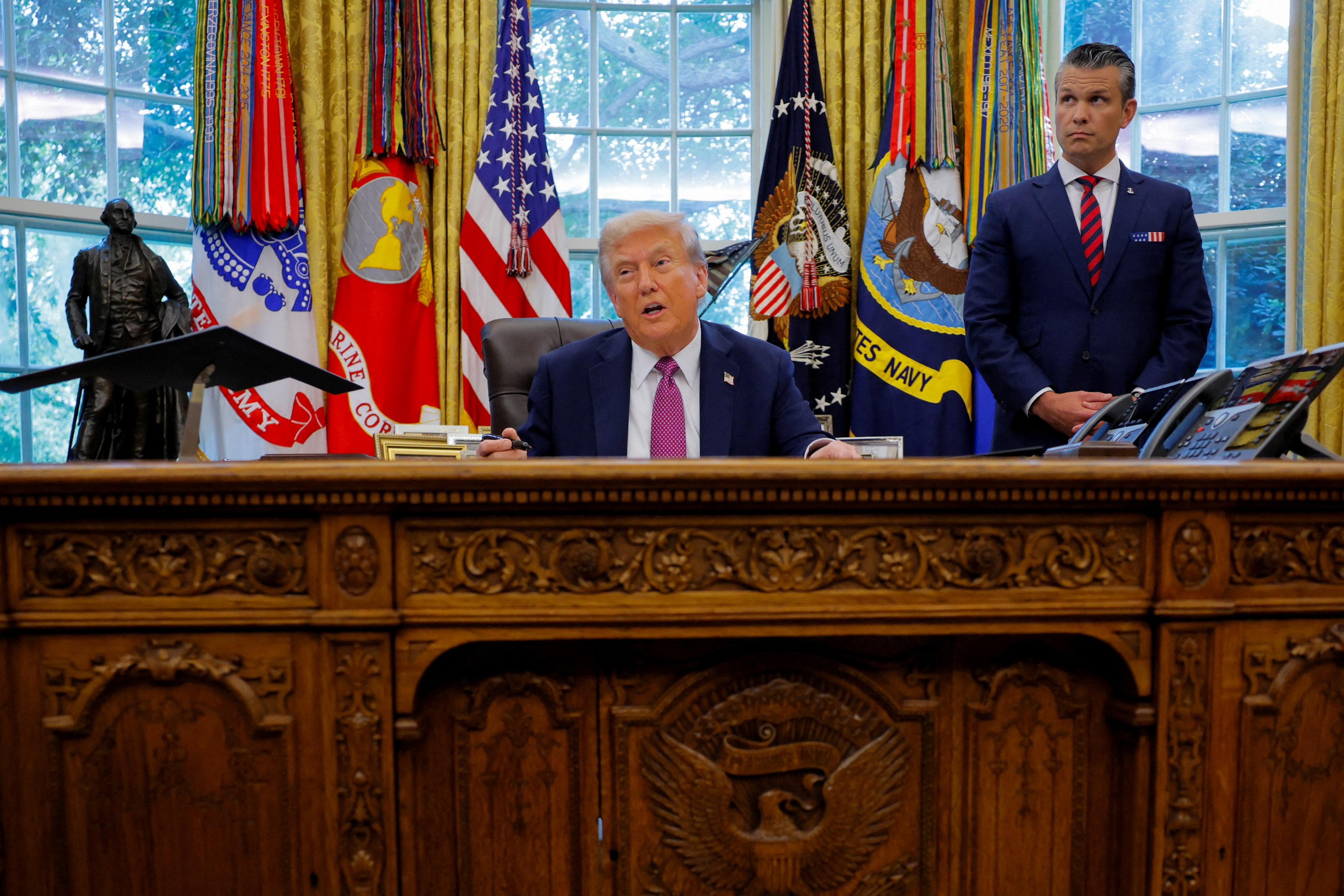 トランプ氏、軍の会合出席へ　各地の幹部招集