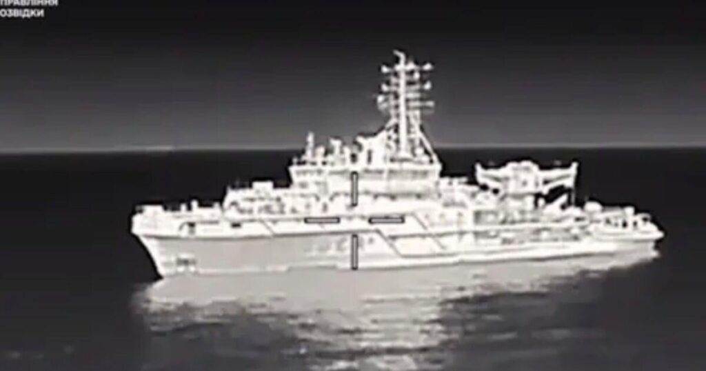 ウクライナによる4400万ポンドのロシア軍艦として屈辱を与えたプーチン