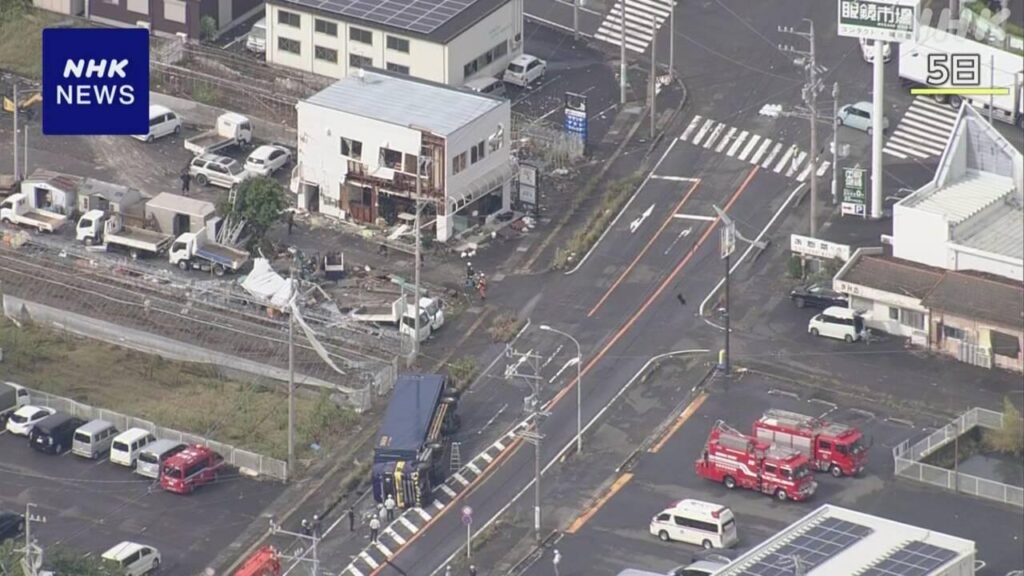 静岡の竜巻 「国内最大級の規模と推定」気象庁