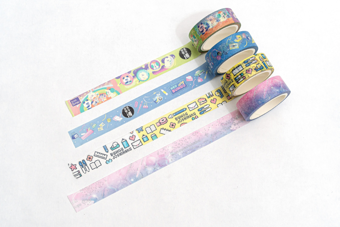 「マスキングテープくじ&ビュッフェ」1回300円(税込/ブース内会計/現金のみ) デザイン協賛:WORLD CRAFT