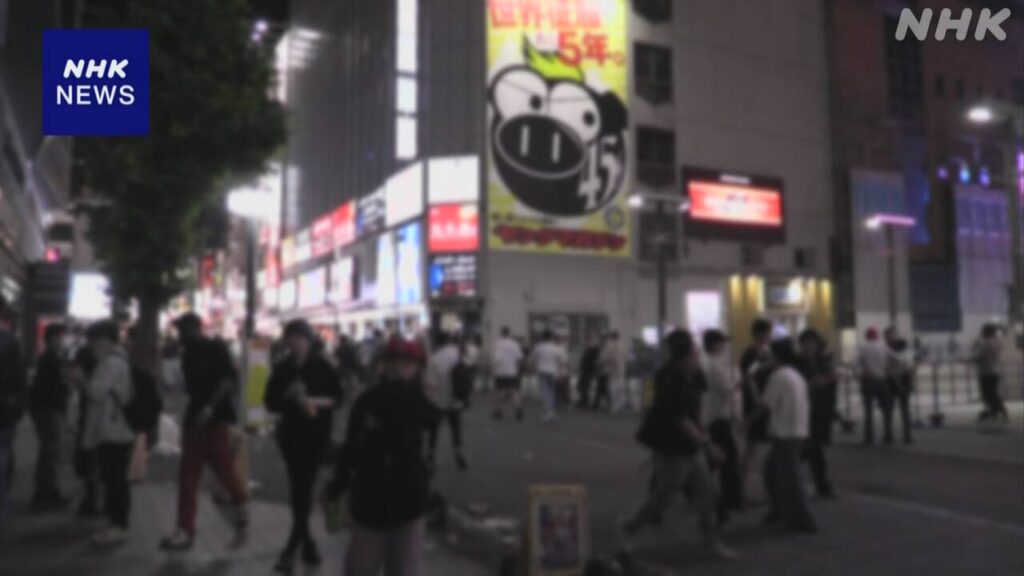 新宿 歌舞伎町「トー横」で一斉補導 中高生など24人補導 - nhk.or.jp