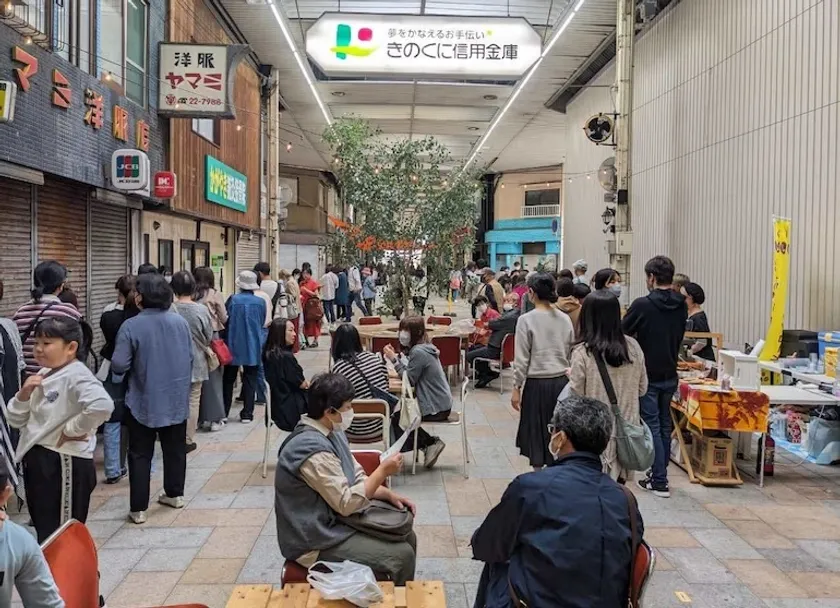 北ぶらリメンバーMARKETの様子