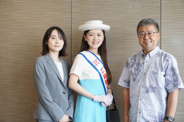 沖縄全島エイサーまつりに広島ブース お好み焼きの実演販売も