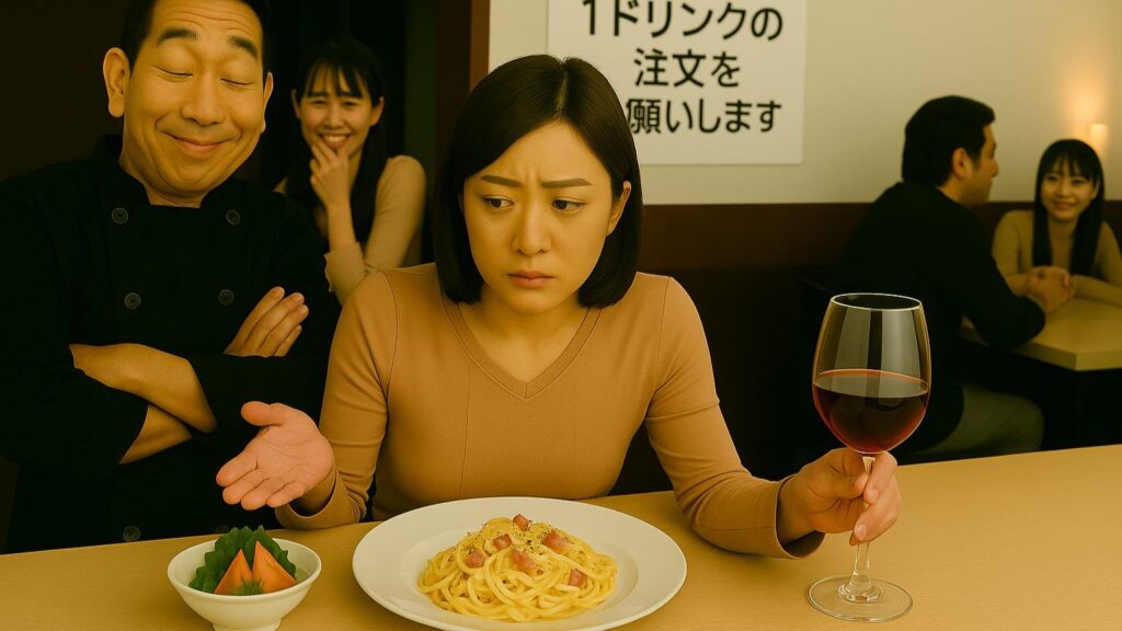 【何この腹立つ画像】開業14年の人気イタリアンがついに「ワンドリンク制」で反発も！　ドリンク必須は強制、それとも当然？