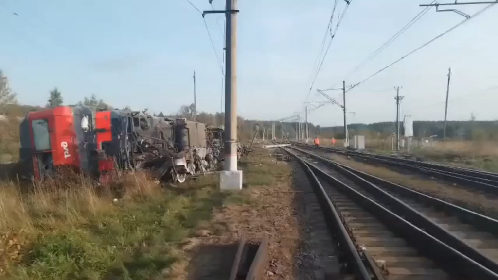 レニングラード地域の第2列車の脱線
