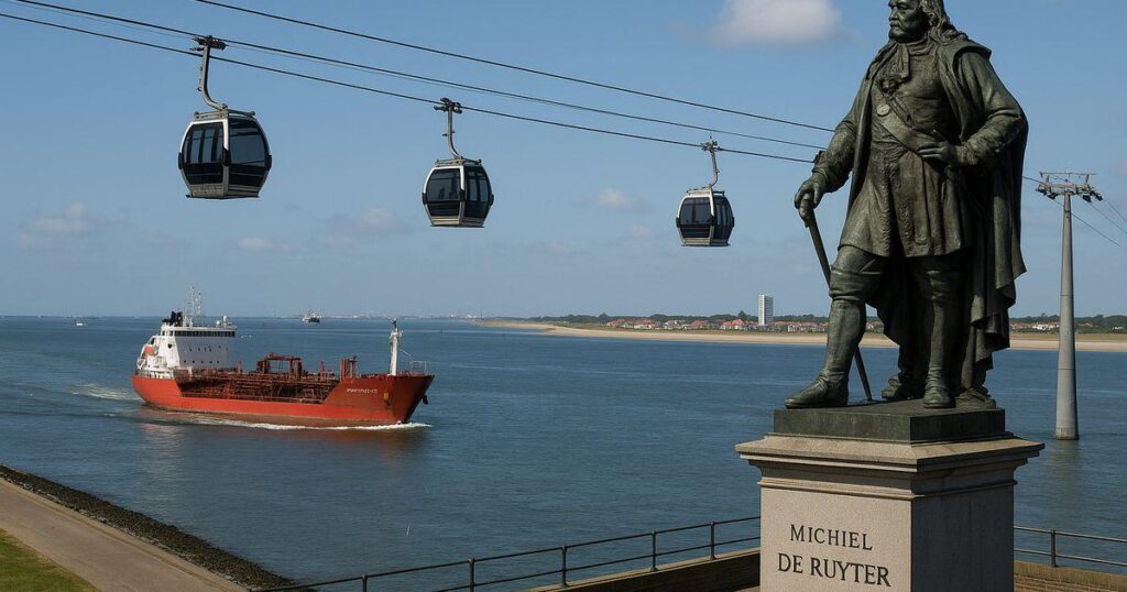 Westerschelde上のGondelbaanの計画：「より速く、より信頼できる」