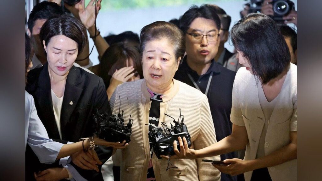 旧統一教会の韓鶴子総裁を逮捕…尹前大統領の妻らに金品渡して便宜依頼の疑い、特別検察官が明かす ― 特検は２０日以内に起訴するかを判断