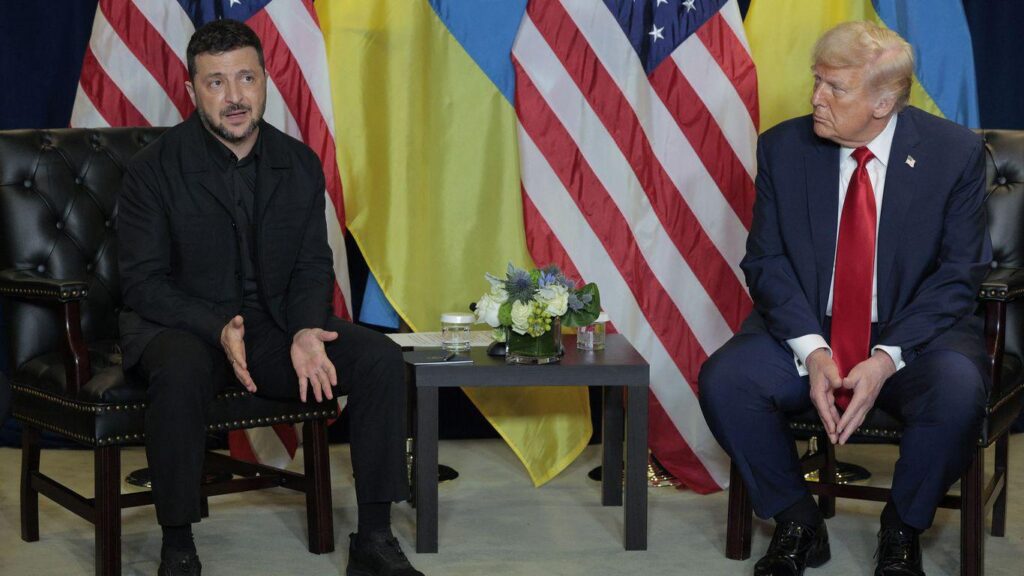 ゼレンスキーはプーチン大統領に平和を強要するようにトマホークのミサイルをトランプに求めた