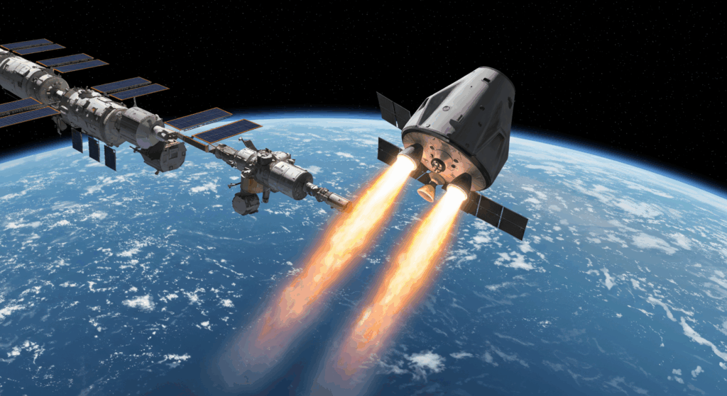 SpaceX Dragon、ISS軌道修正を初実施 - ロシア依存脱却へ重要な一歩 - innovaTopia - （イノベトピア）