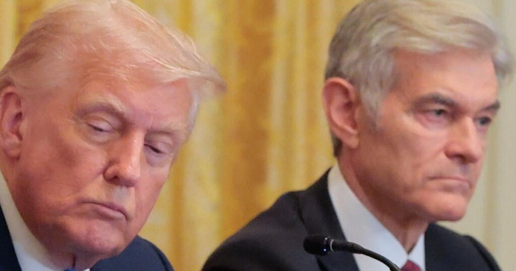 オンス博士は、自閉症のティラードの後に​​タイレノールでトランプから分裂します