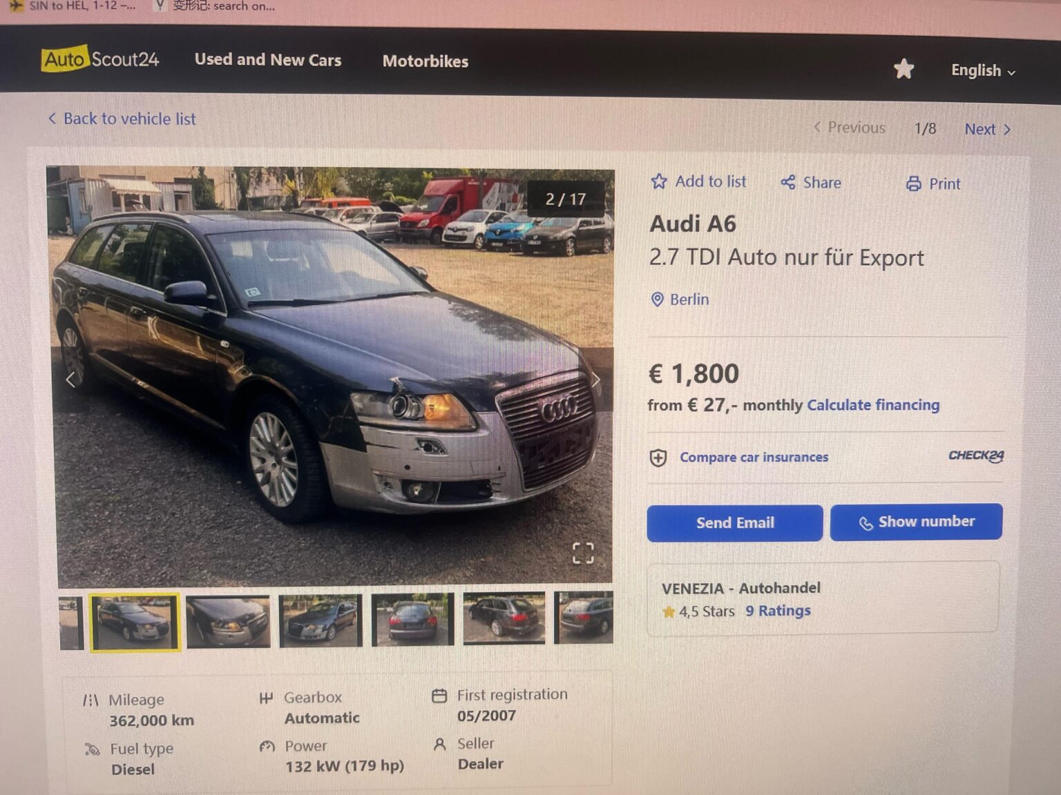 外国人としてドイツで車を買うことはできますか？