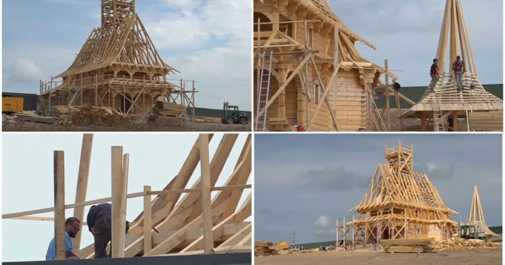 ジジ・ベカリの家族によって、保護地域に違法に建てられた教会。副官は恩返しをしません：「私の土地で、私は自分がやりたいことをします」