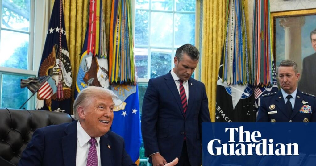 トランプは大統領令に署名国防総省を戦争局にブランド変更する