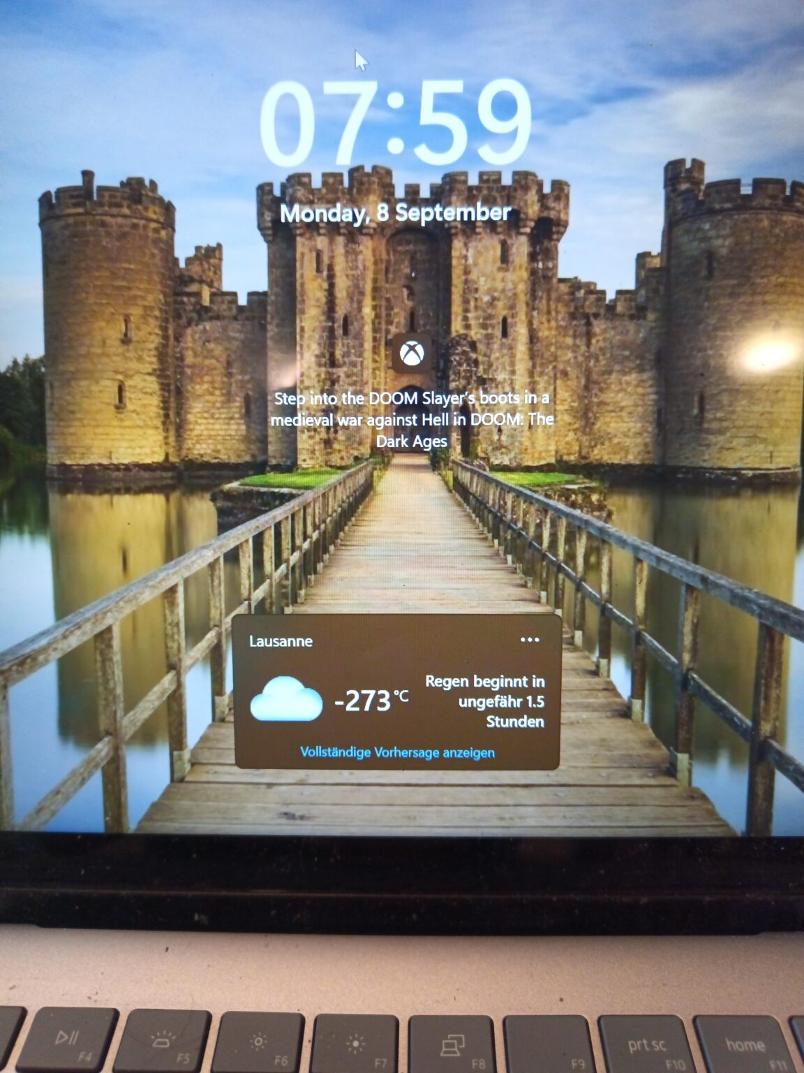 Microsoftの天気予報Lausanne