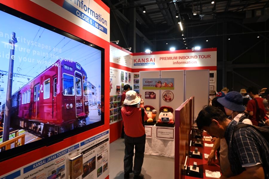 阪急電鉄の重ね押スタンプのほか、星のカービィや沿線の情報も（9月18日／大阪・関西万博）