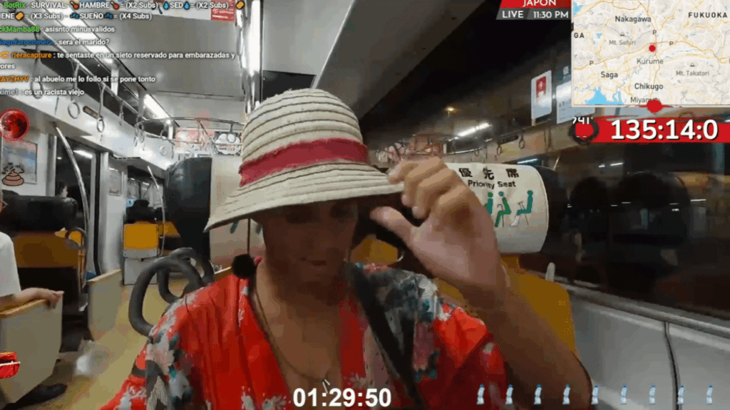 Twitch Streamer Kelton_g Assaults Elderly Man in Japan After Being Asked to Stop Filming on Train