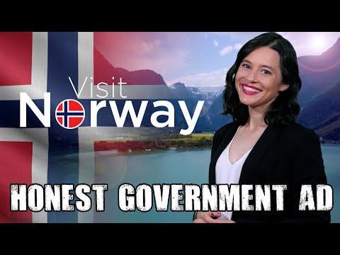 正直な政府広告はついにノルウェーをローストします！これを何年も待っていました