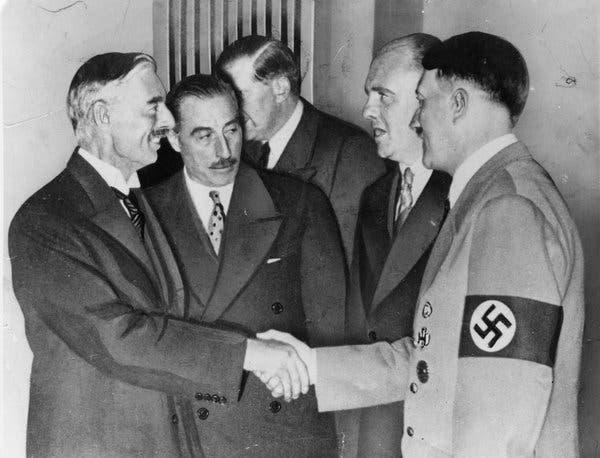 この日、チェコスロバキアはアボンデンであり、ナチスの慈悲に任せられました。 （ミュンヘンディクタット）