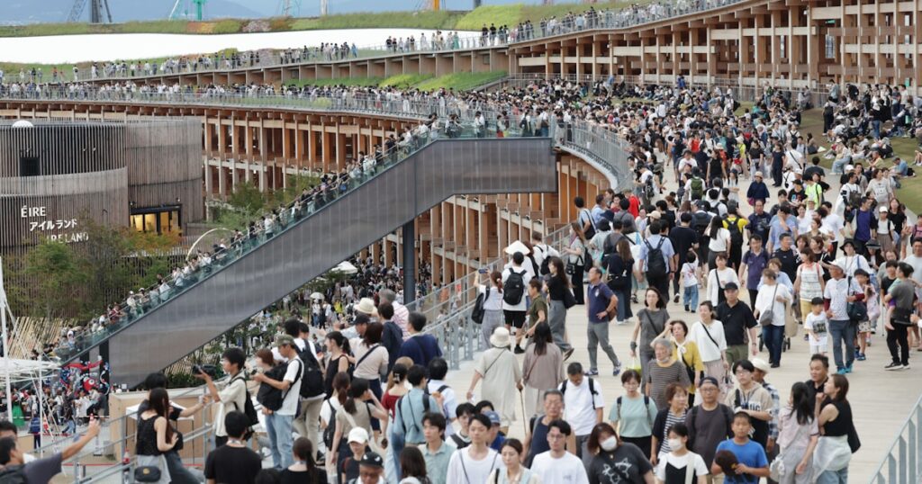 大阪万博、一般来場者2000万人突破 閉幕までの来場予約全て埋まる - 日本経済新聞