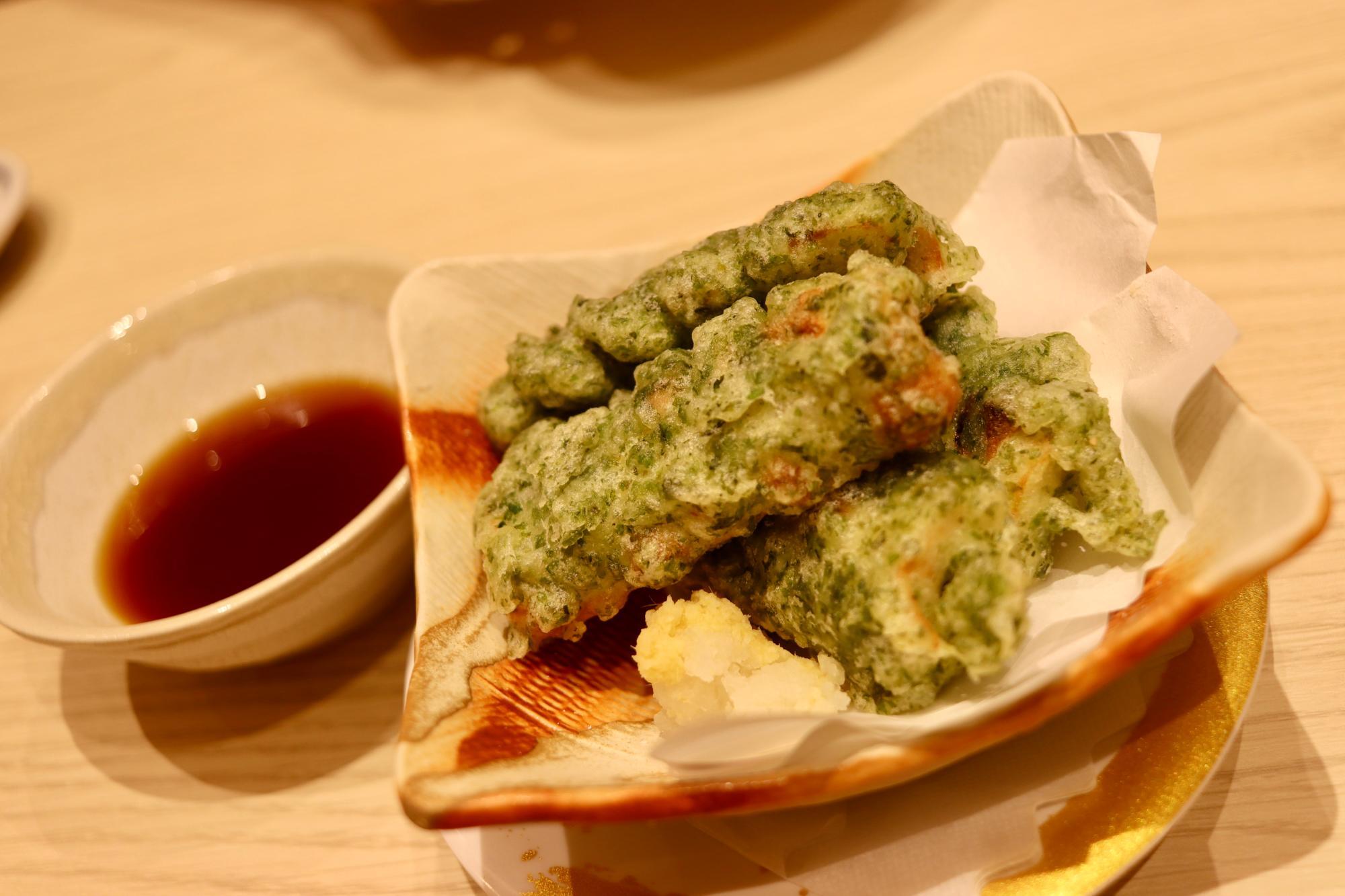 「ちくわの磯辺揚げ」209円税込