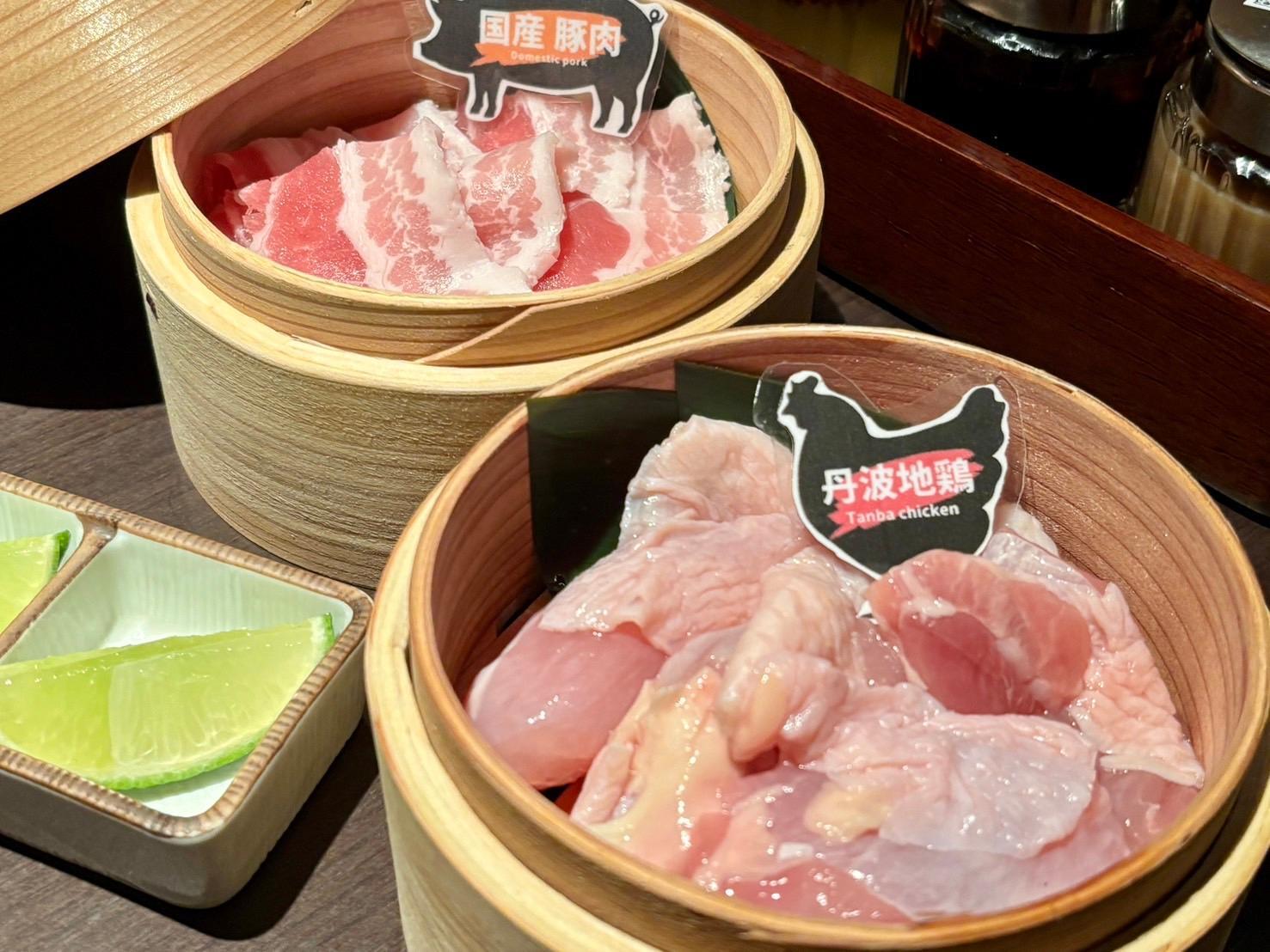 肉類（国産豚肉・丹波地鶏）