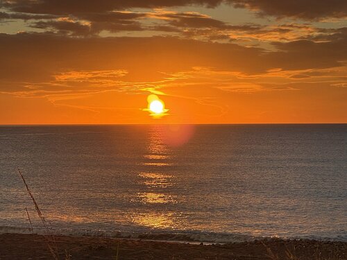 日の出とともに海に入ります。かように穏やかでメロウな波乗りを楽しめる日があれば……