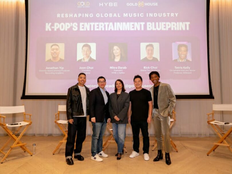 9日（現地時間）、K-POP関連の特別対談・ネットワーキングイベントのパネルセッションの参加者(c)KOREA WAVE
