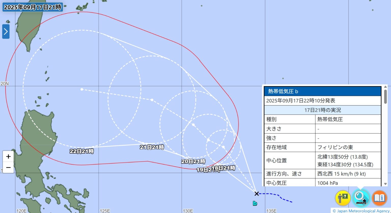 台風18号発生へ…気象庁の予想進路、ヨーロッパの見方は 日本への接近いつ - 福井新聞社