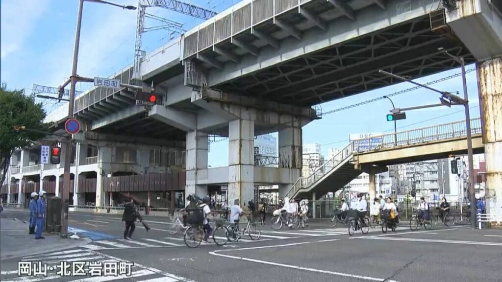 自転車の「ながらスマホ」はダメ！岡山県内88か所で自転車の交通指導と取り締まり | 岡山・香川のニュース | 天気 | RSK山陽放送 - TBS NEWS DIG