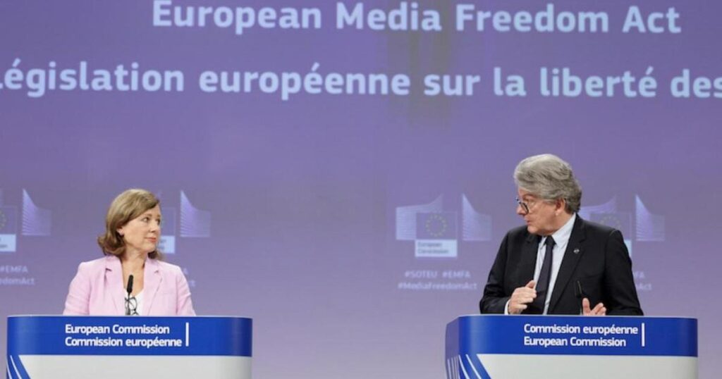 MediaFreedom Actが施行されています：EUは各ツールを使用して尊重する準備ができています