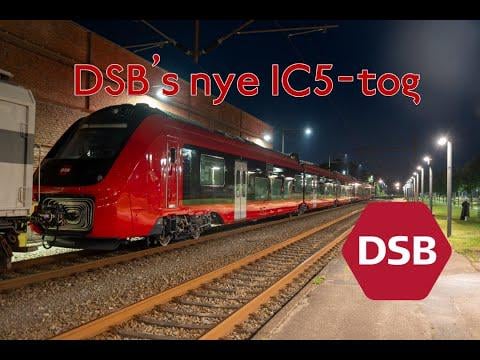 DSBの最初の新しいIC5列車がデンマークに到着しました！