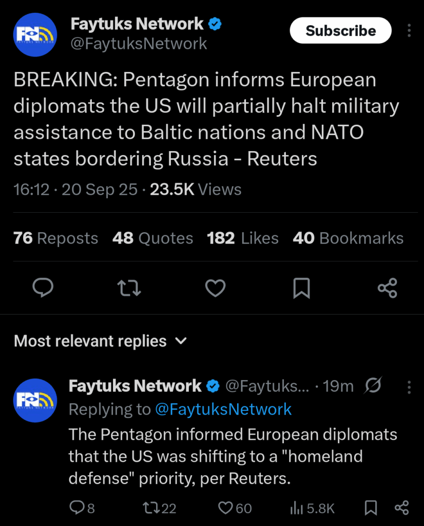 米国は、流血の近隣諸国に対する「部分的に」軍事支援を停止します