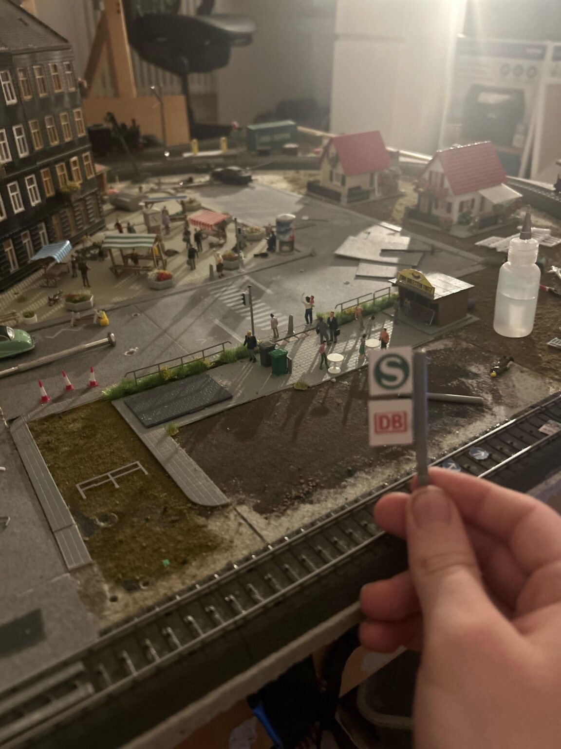 私のモデル鉄道にこのサインを置く場所（私はドイツに住んでいません）