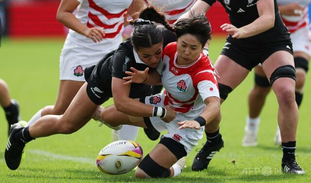 日本は王者NZに完敗 女子ラグビーW杯