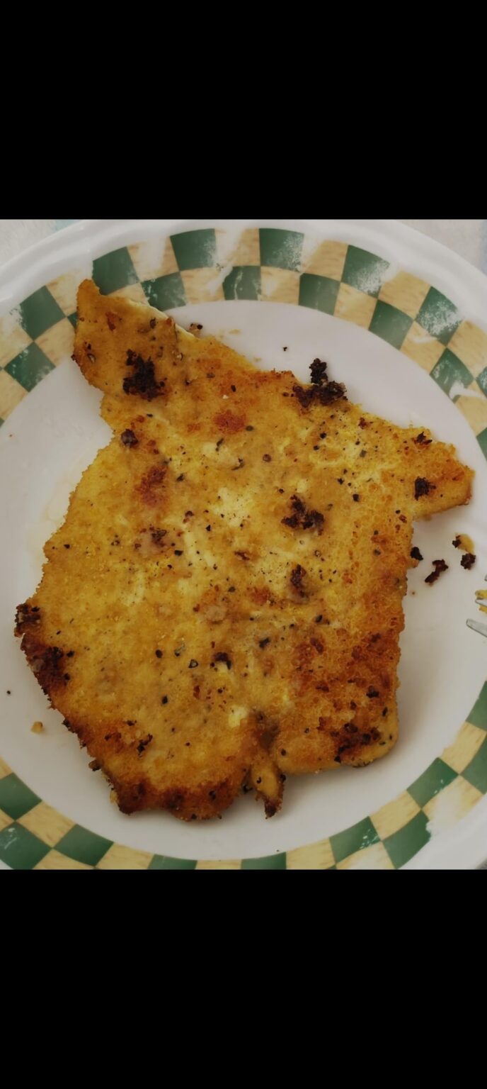 スペインの形のミラネーゼ。またはそのようなもの😭👌