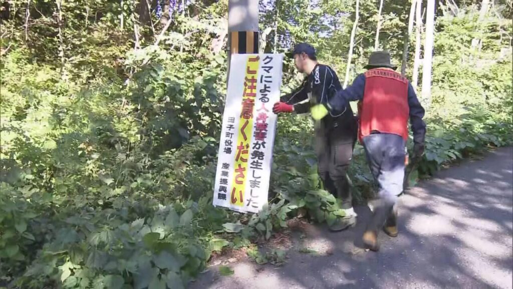 青森県 田子町で男性がクマに襲われけが 秋田県でも被害相次ぐ