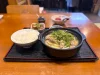 「ちゃんこ鍋 和（なごみ）」の元力士が作る麺入りミニちゃんこ定食を食す（八女市）